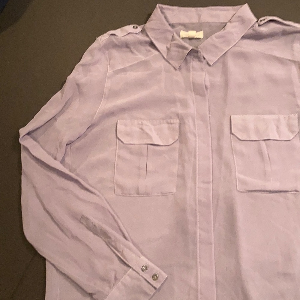 Lavender button down